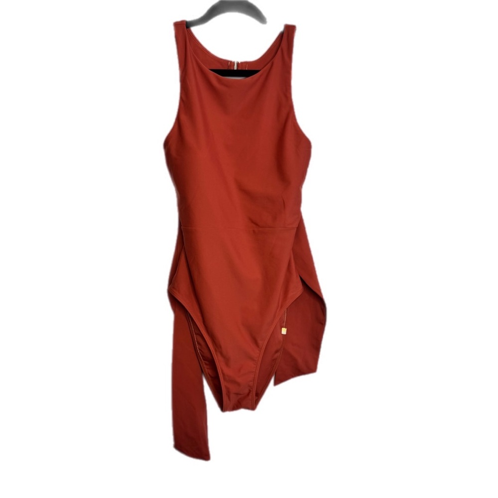 Summersalt one-piece High neck tie back swimsuit sz 4